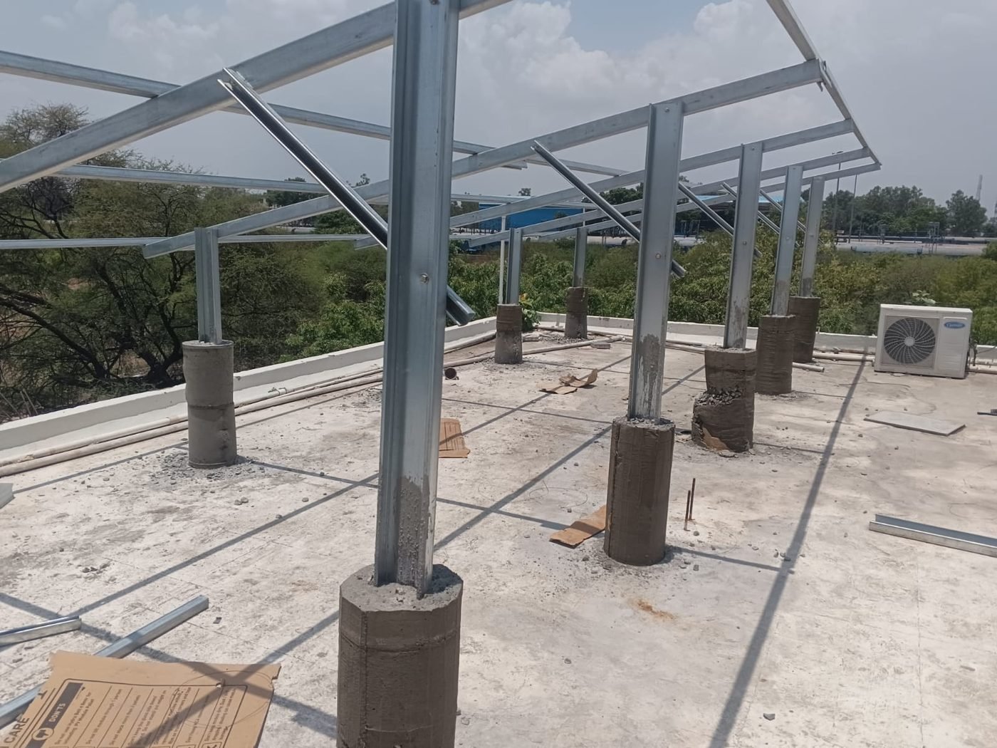 GI Mounting Structure - Elevated